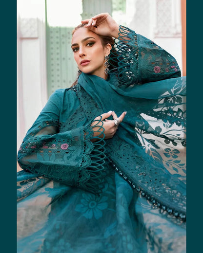 MARIA.B LAWN UNSTITCHED EMB 3PC