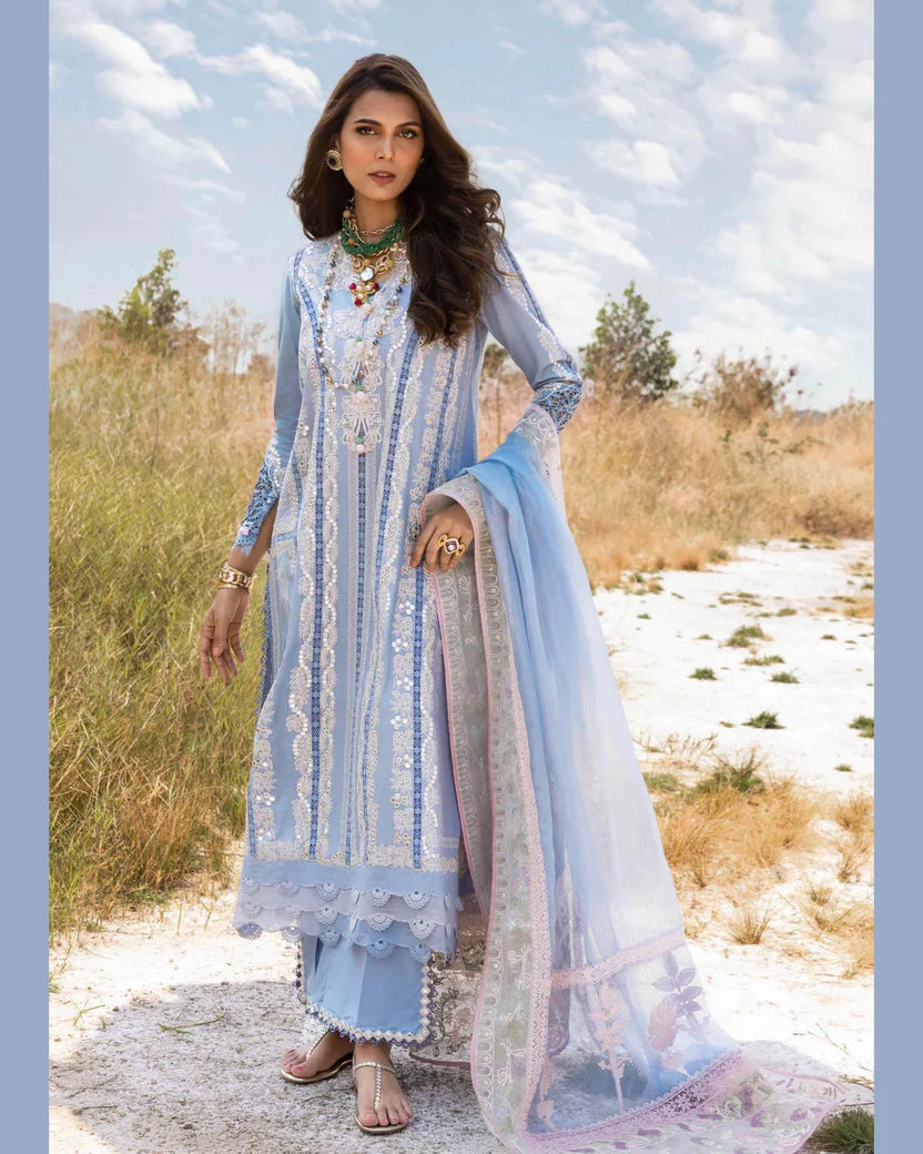 SAIRA*SHAKIRA LAWN UNSTITCHED EMB 3PC
