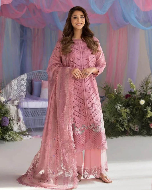 SOBIA NAZIR LAWN UNSTITCHED EMB 3PC