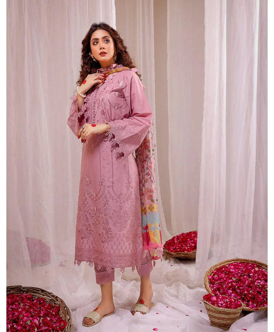 JAZMIN LAWN PREMIUM UNSTITCHED EMB 3PC