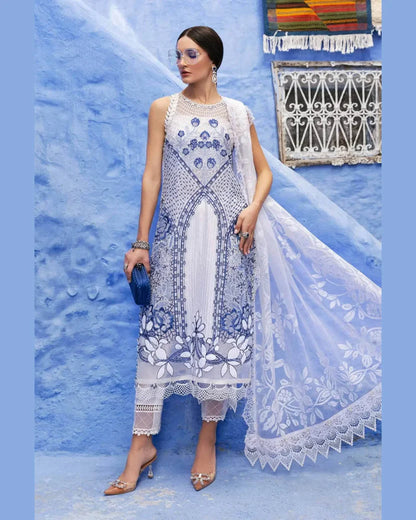 MARIA.B LAWN UNSTITCHED EMB 3PC 25’ (10-A)