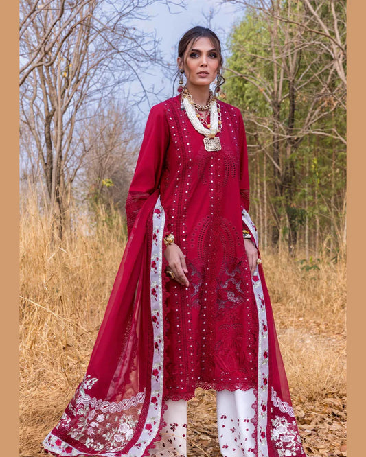 SAIRA*SHAKIRA LAWN UNSTITCHED EMB 3PC SHAMS-A