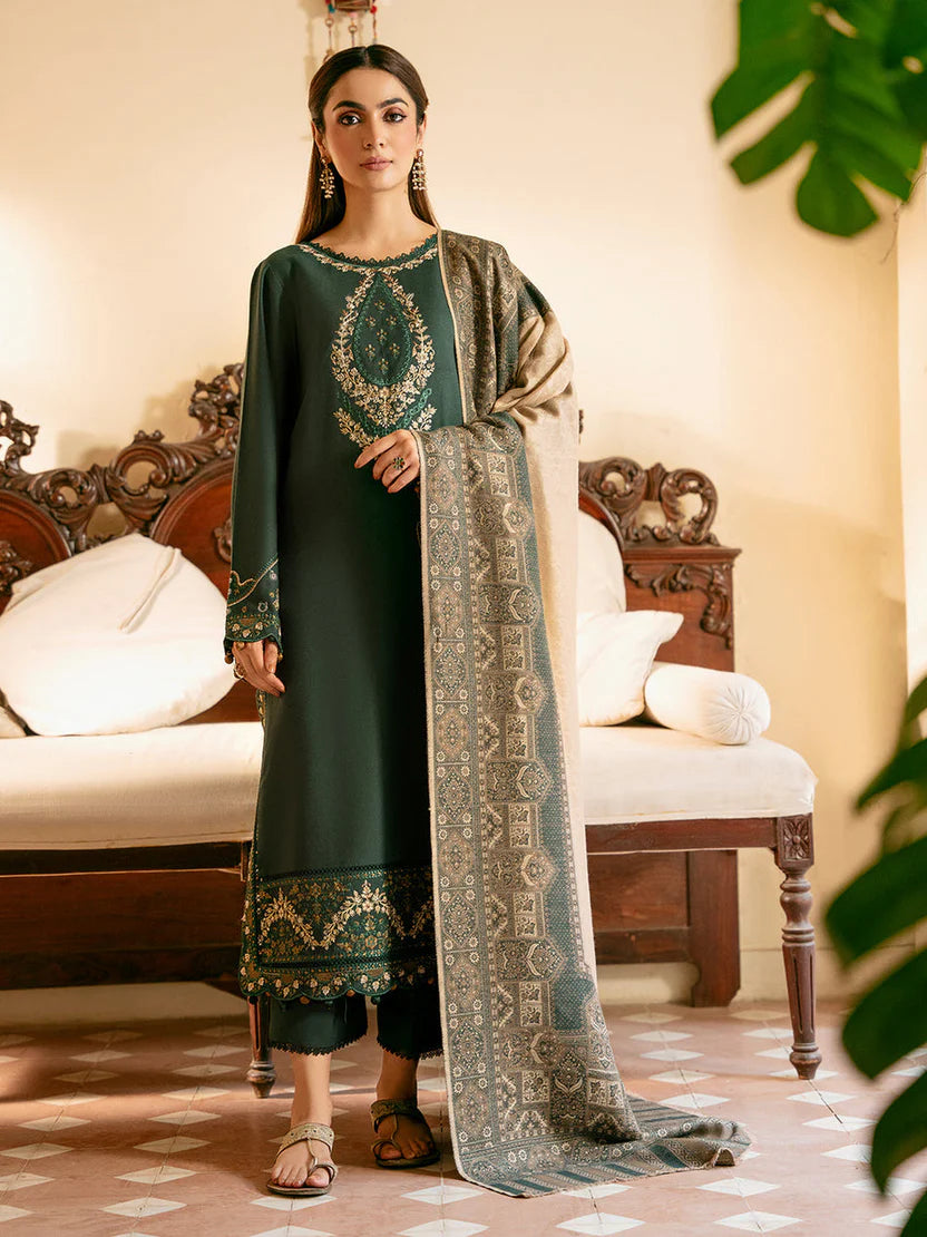 IZEL LAWN PREMIUM UNSTITCHED EMB 3PC