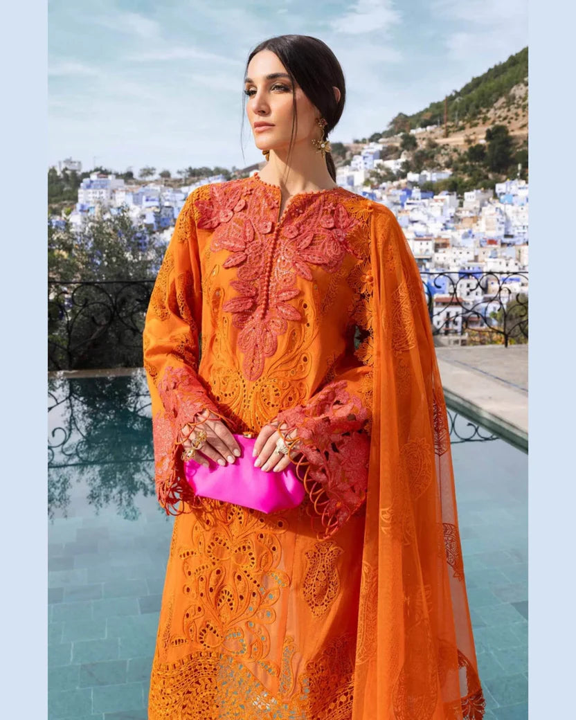 MARIA.B LAWN UNSTITCHED EMB 3PC