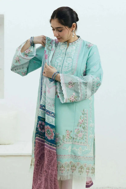 ZARA SHAHJAHAN LAWN PREMIUM UNSTITCHED EMB 3PC