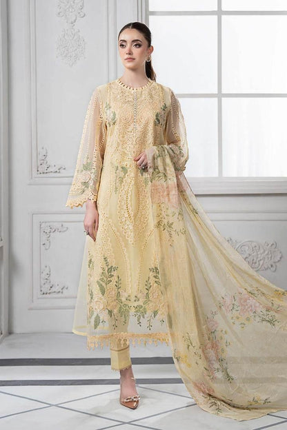 MARIA.B LAWN LUXURY UNSTITCH EMB 3PC 9-A
