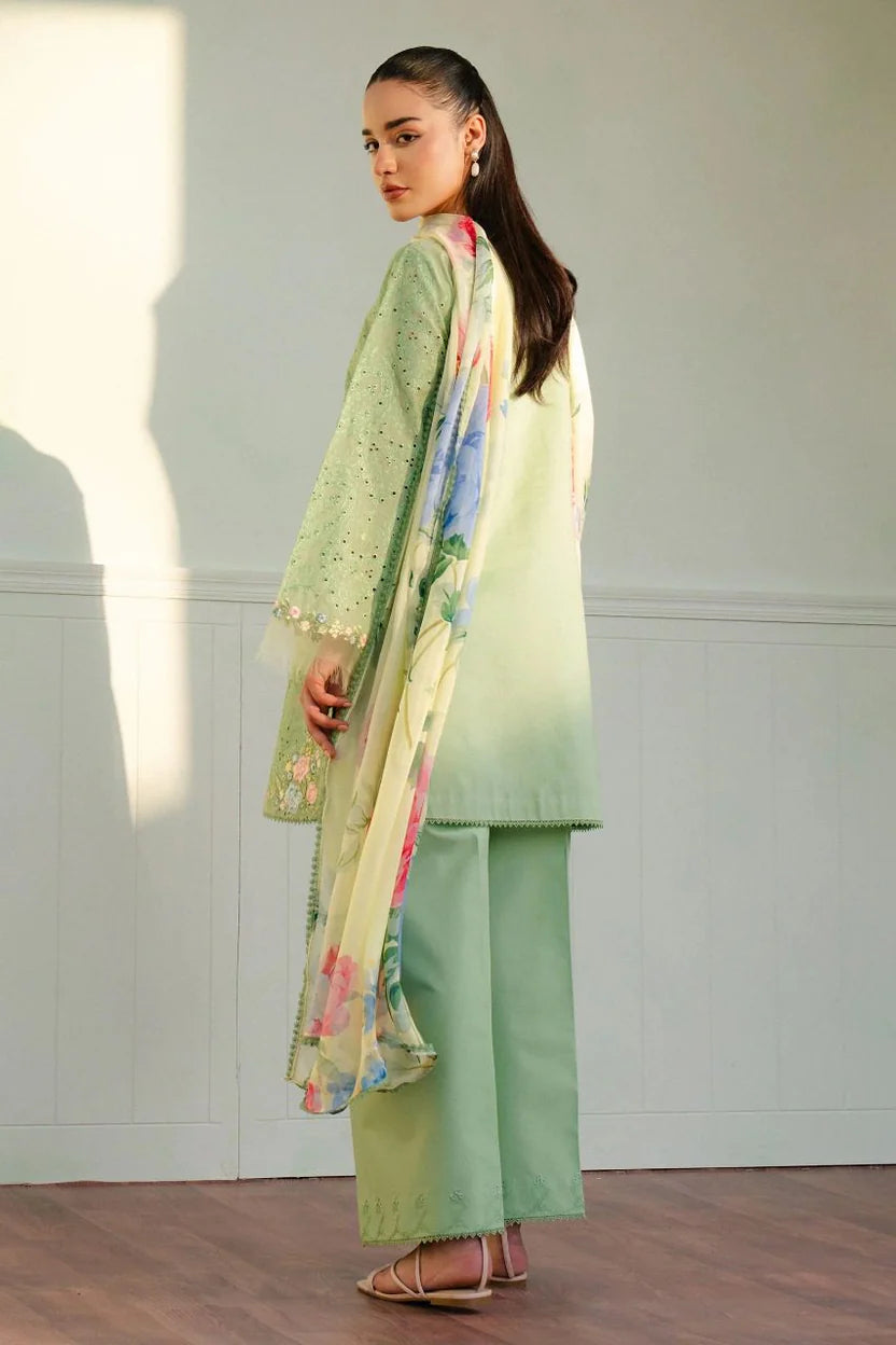 ZARA SHAHJAHAN LAWN UNSTITCHED EMB 3PC