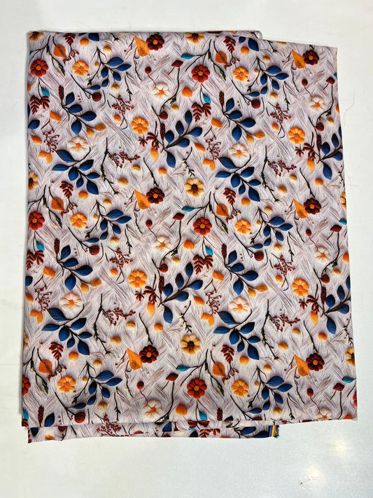 Unstitched Stone Linen Two Piece