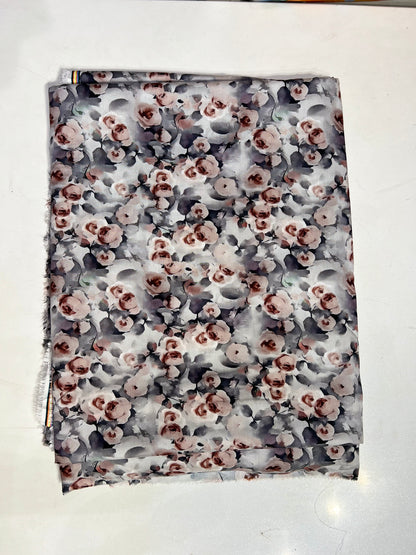 Unstitched Stone Linen Two Piece