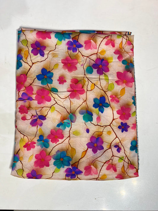 Unstitched Stone Linen Two Piece