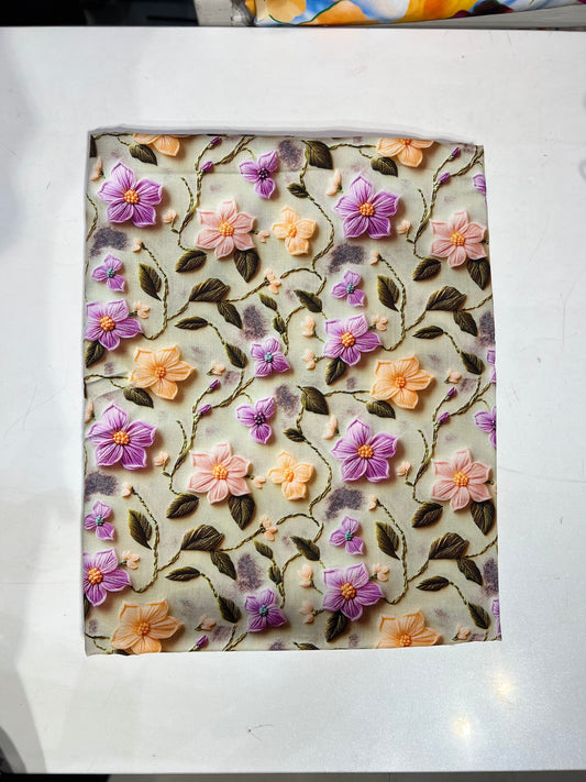 Unstitched Stone Linen Two Piece