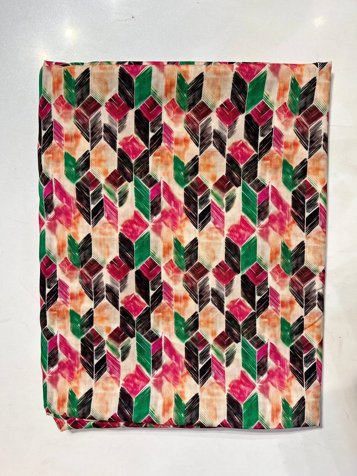 Unstitched Stone Linen Two Piece