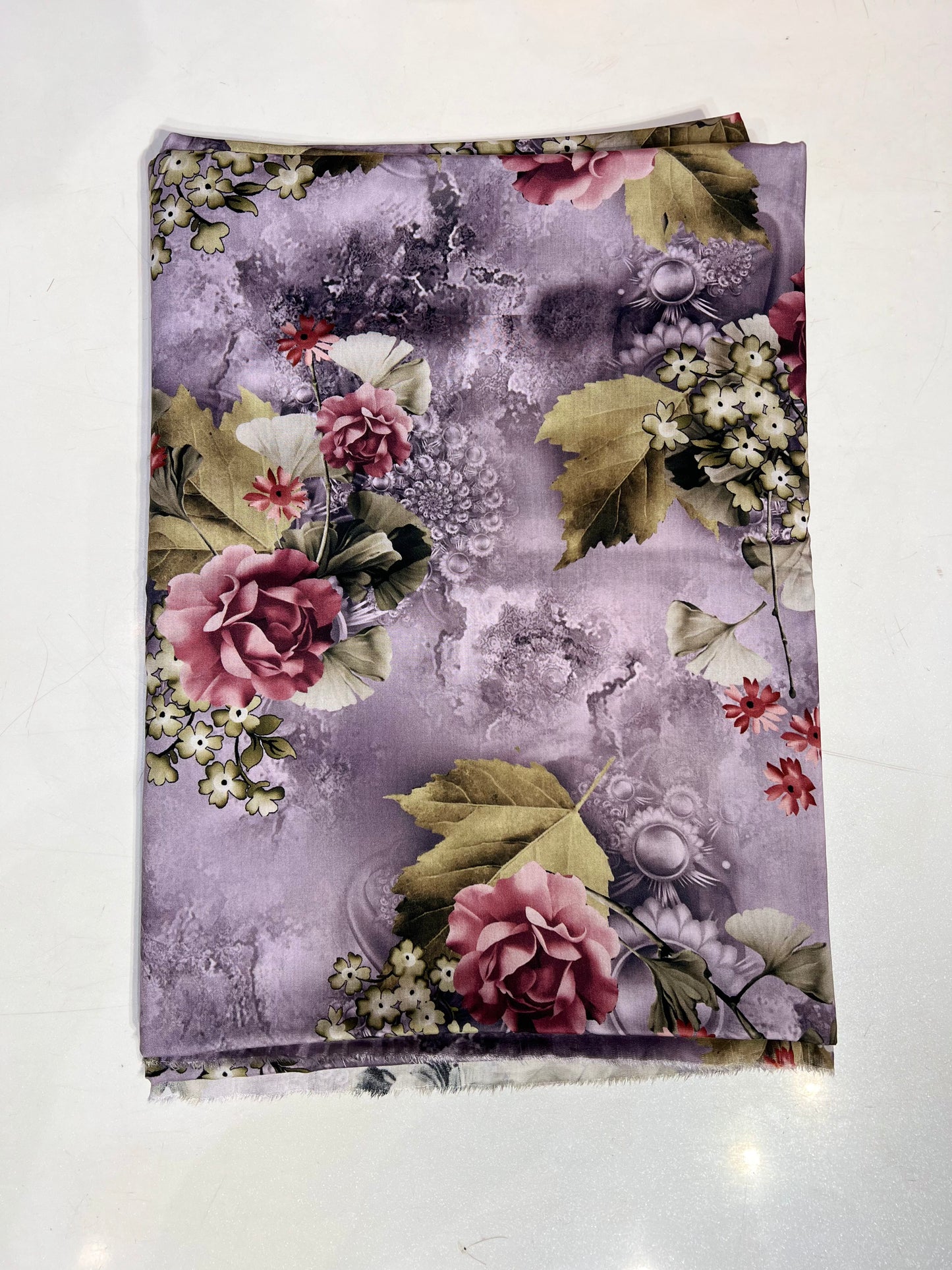 Unstitched Stone Linen Two Piece