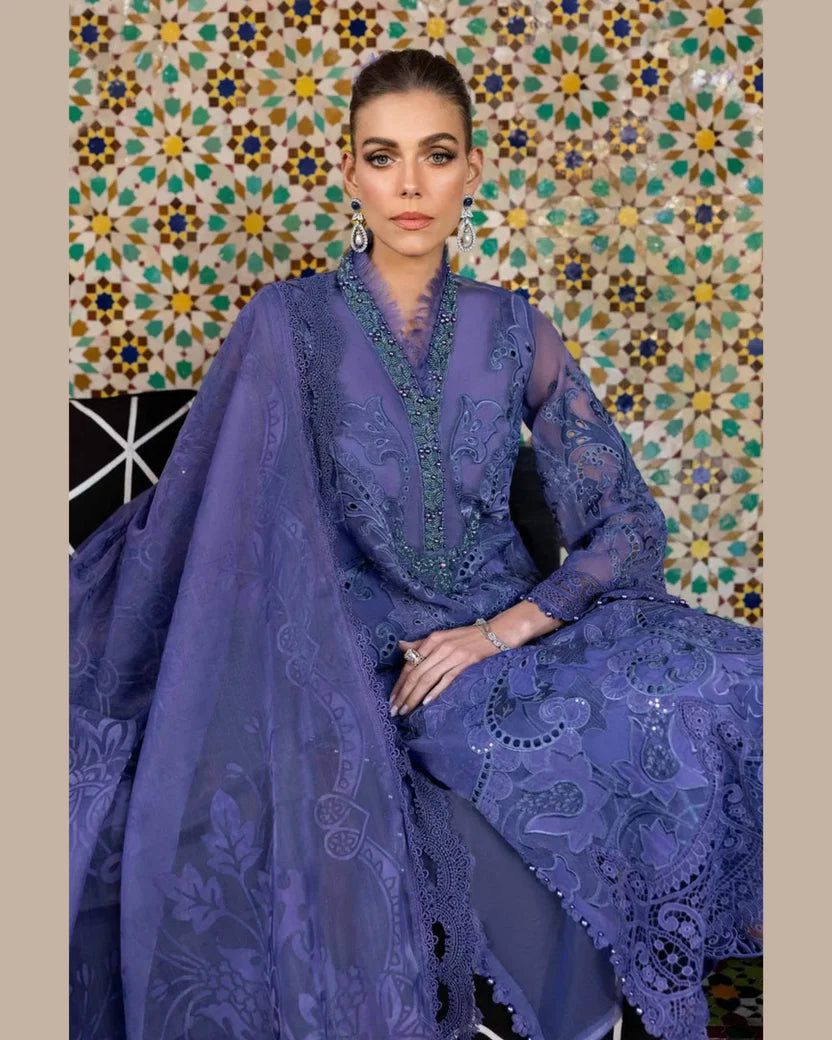 MARIA.B LAWN LUXURY UNSTITCH EMB 3PC 25’ (6-B)