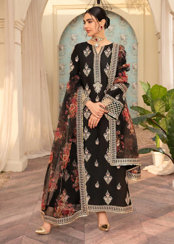 NUREH LAWN LUXURY UNSTITCHED EMB 3PC