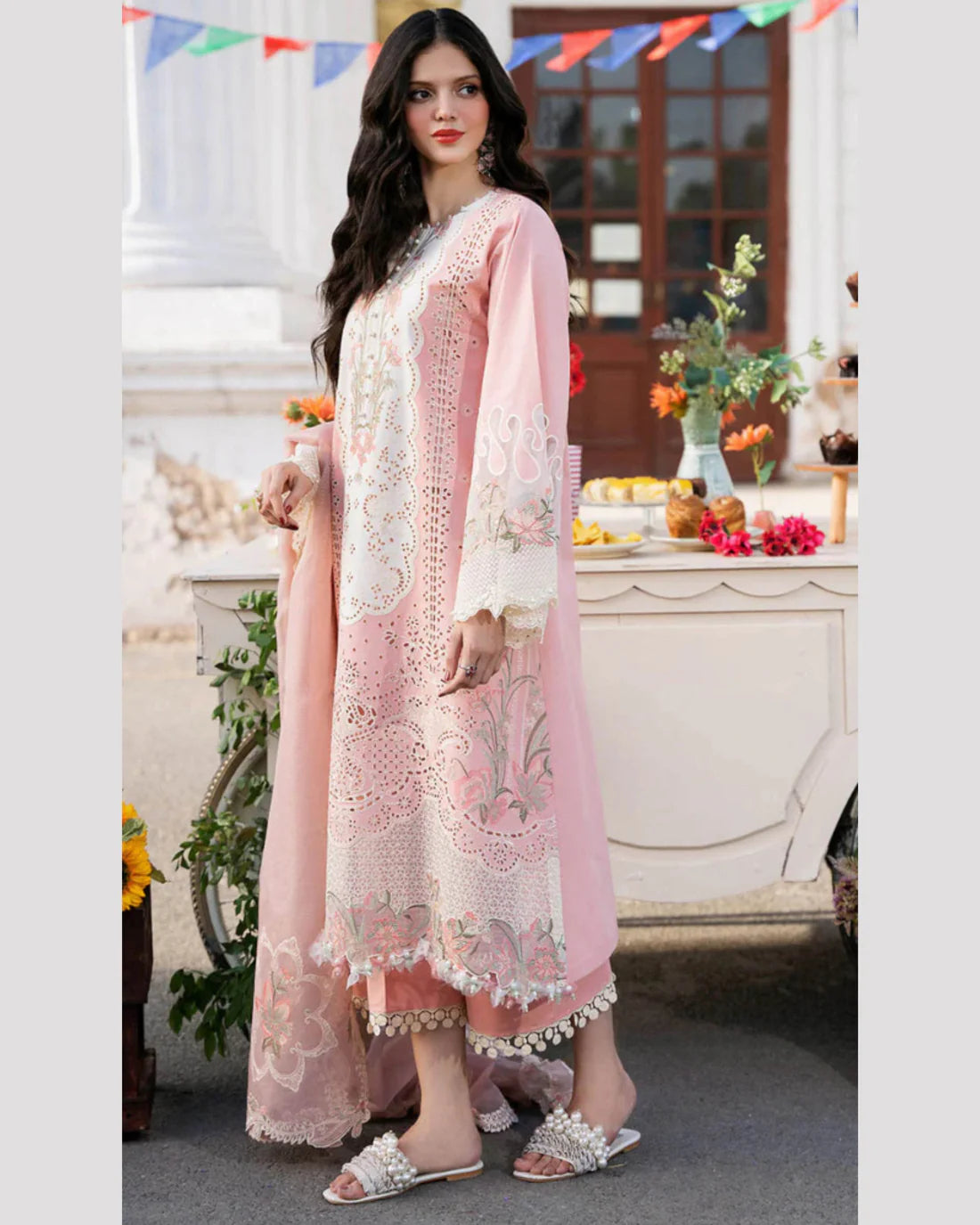 BIN ILYAS LAWN PREMIUM UNSTITCHED EMB 3PC