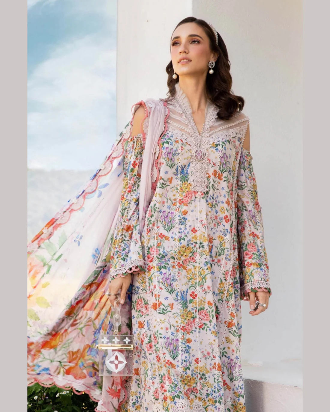 MARIA.B LAWN LUXURY UNSTICH PRINTED 3PC