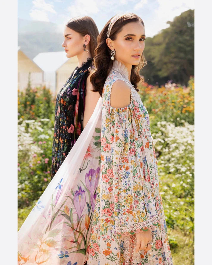 MARIA.B LAWN LUXURY UNSTICH PRINTED 3PC