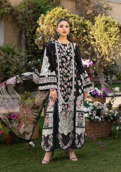 ELAF LAWN PREMIUM UNSTITCHED EMB 3PC