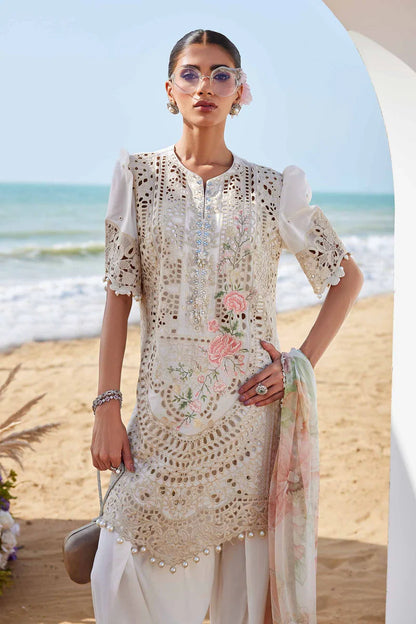 MARIA.B LAWN LUXURY UNSTITCHED EMB EID 26’ D-7 3PC