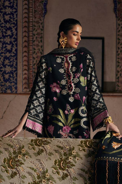 ELAF LAWN UNSTICH EMB 3PC AZUREH (EL25-04 A)