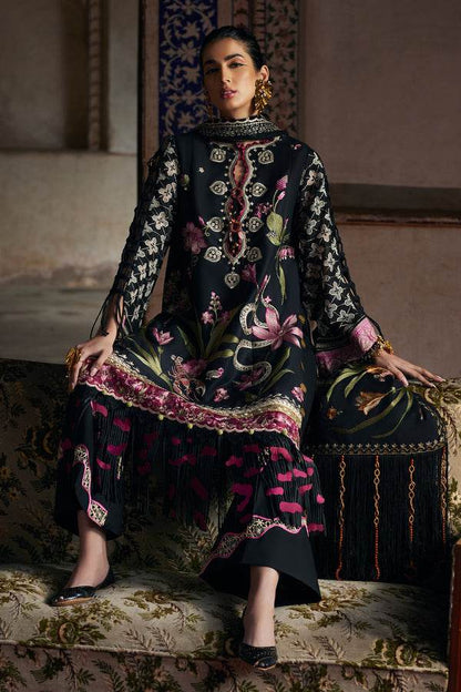 ELAF LAWN UNSTICH EMB 3PC AZUREH (EL25-04 A)