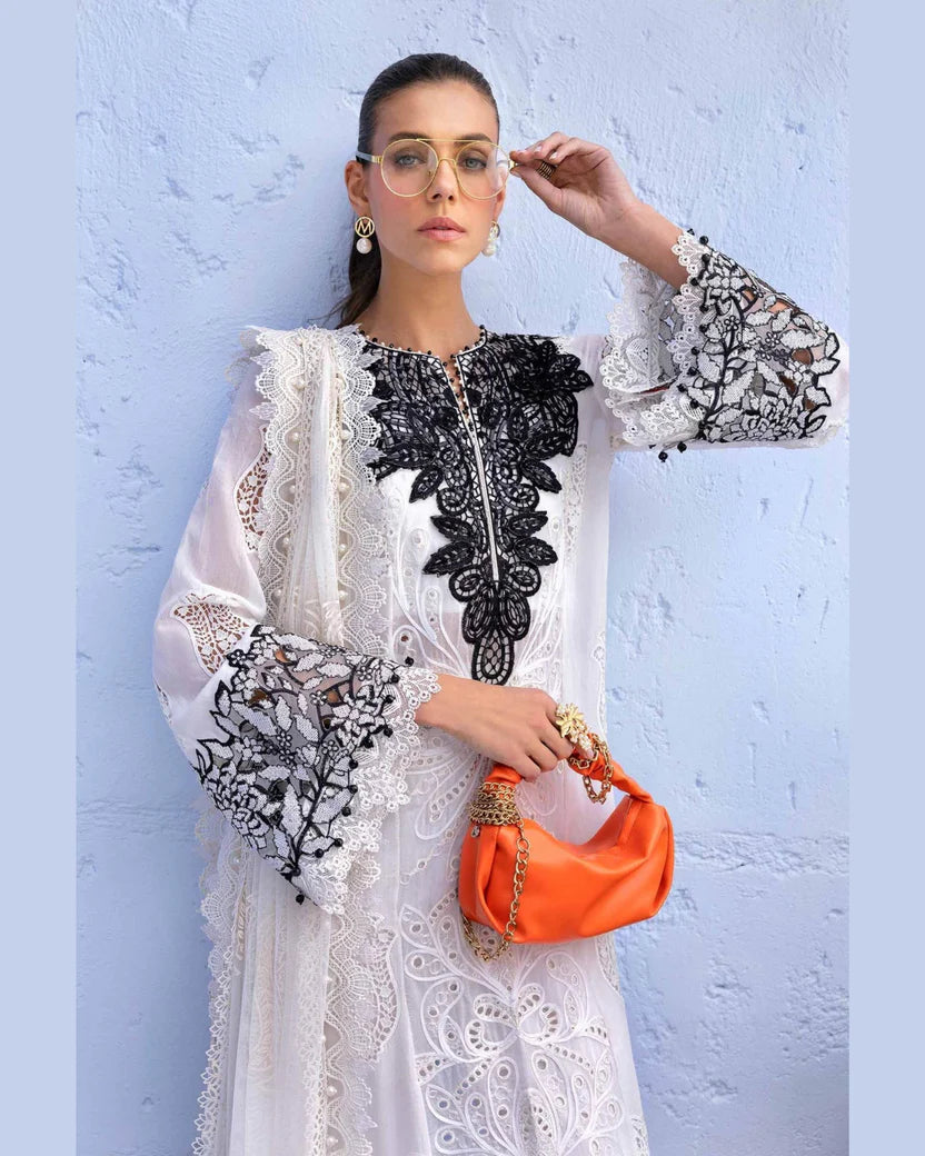 MARIA.B LAWN UNSTITCHED EMB 3PC