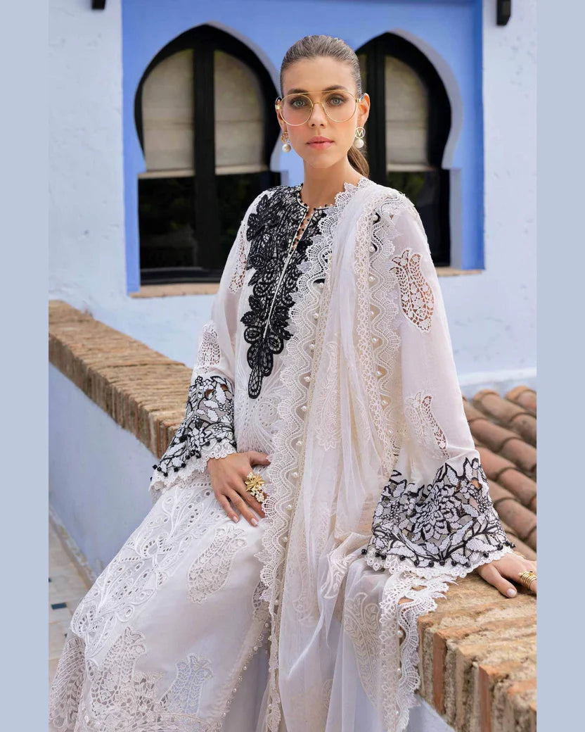 MARIA.B LAWN UNSTITCHED EMB 3PC