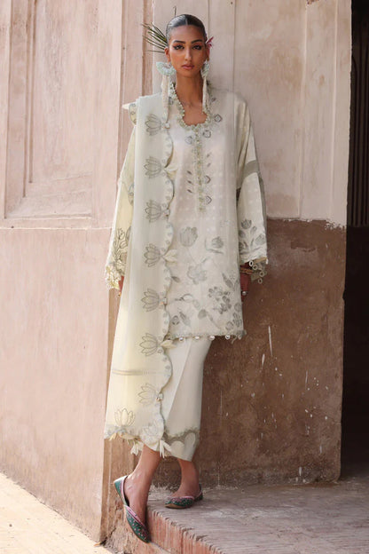 ELAN LAWN LUXURY UNSTITCHED EMB CELESTINA-A 3PC