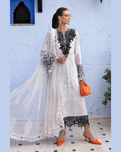 MARIA.B LAWN UNSTITCHED EMB 3PC