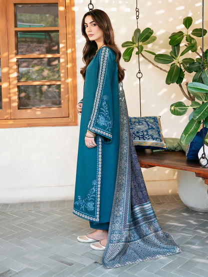 IZEL DHANAK PREMIUM UNSTITCHED EMB 3PC