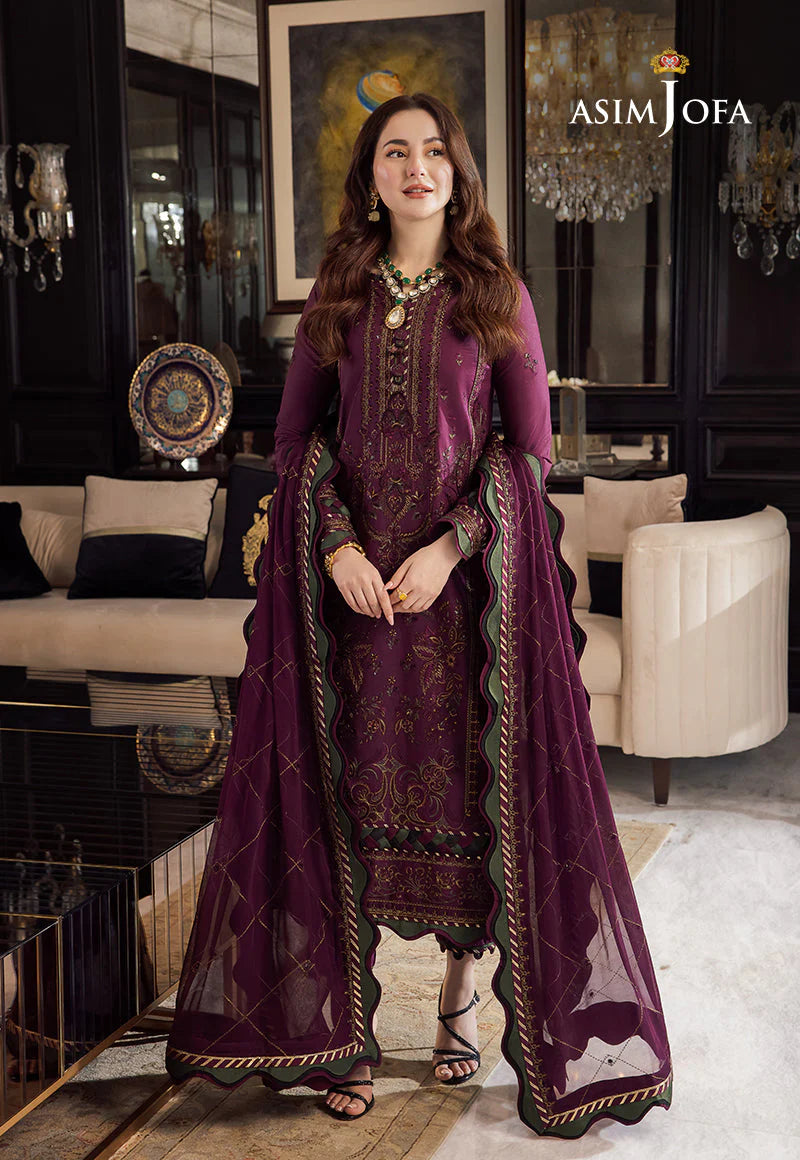 ASIM JOFA DHANAK UNSTITCHED EMB 3PC