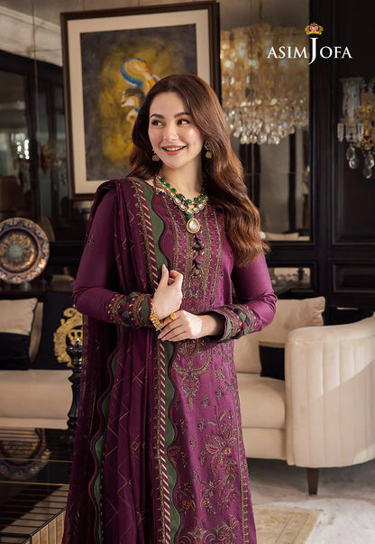 ASIM JOFA DHANAK UNSTITCHED EMB 3PC