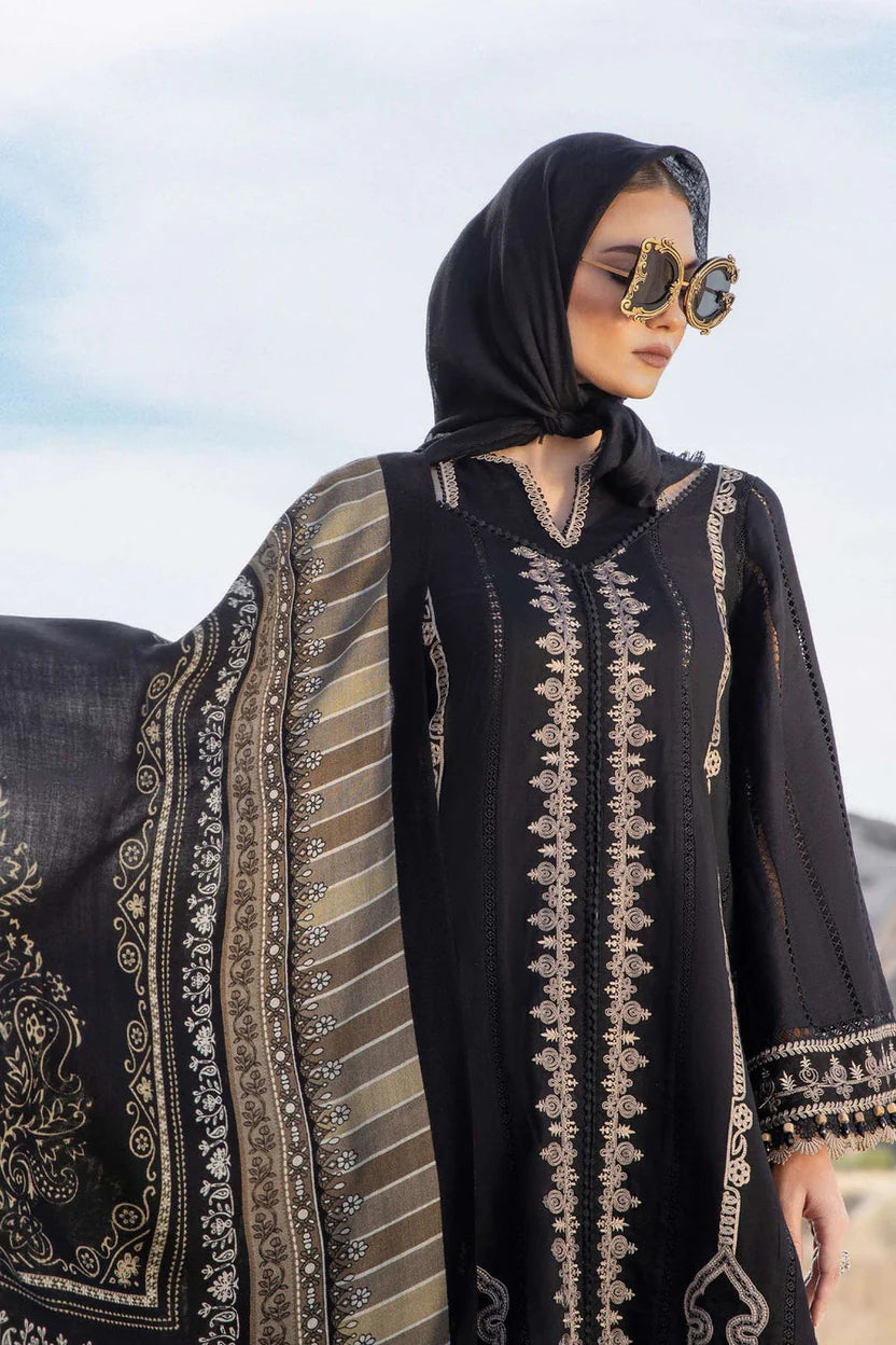 MARIA.B DHANAK PREMIUM UNSTITCHED EMB 3PC