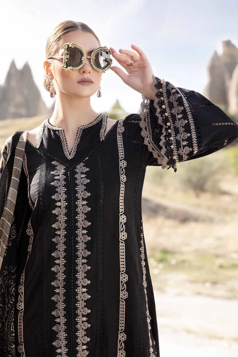 MARIA.B DHANAK PREMIUM UNSTITCHED EMB 3PC