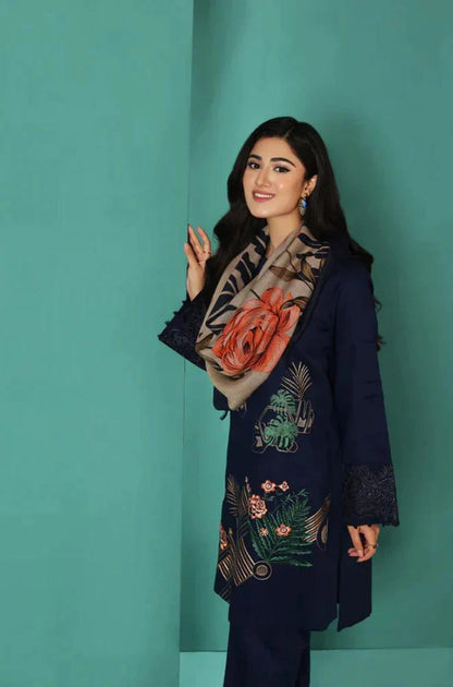 NISHAT DHANAK PREMIUM UNSTITCHED EMB 3PC