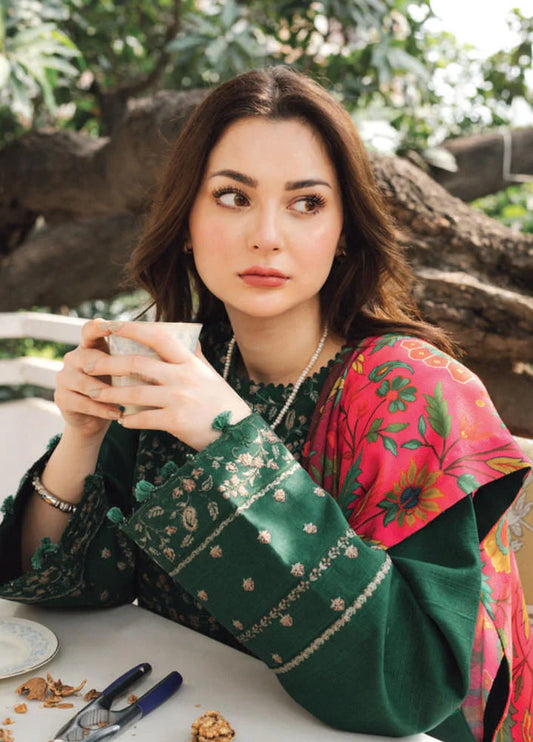 ZARA SHAHJAHAN DHANAK UNSTITCHED EMB 3PC