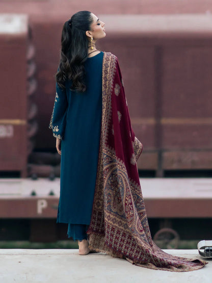 JAZMIN DHANAK LUXURY UNSTITCHED EMB 3PC
