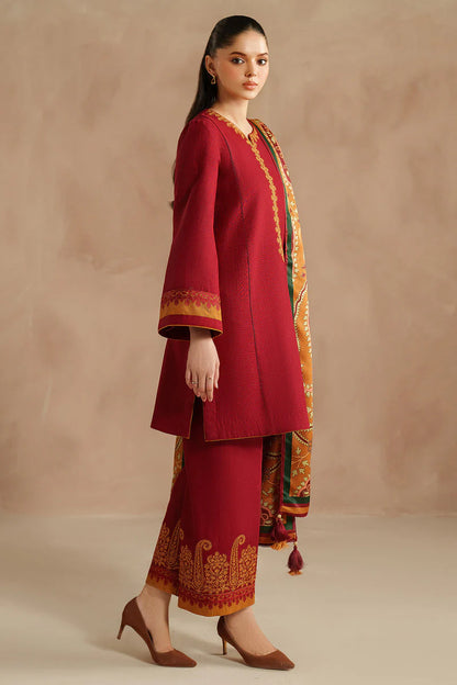 JAZMIN DHANAK LUXURY UNSTITCHED EMB 3PC