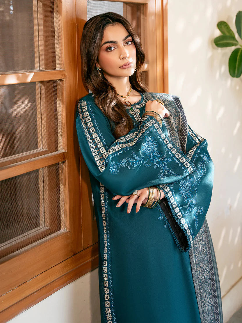 IZEL DHANAK PREMIUM UNSTITCHED EMB 3PC