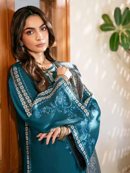 IZEL DHANAK PREMIUM UNSTITCHED EMB 3PC