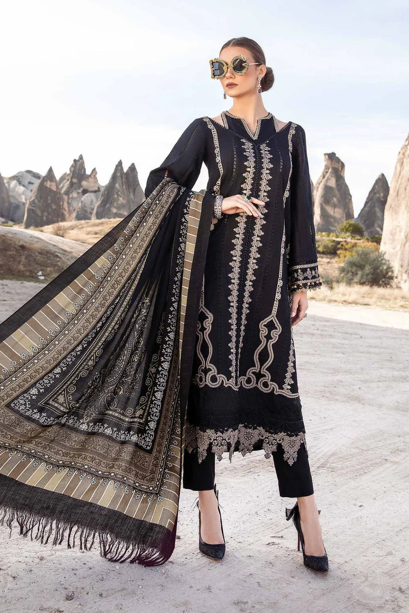 MARIA.B DHANAK PREMIUM UNSTITCHED EMB 3PC
