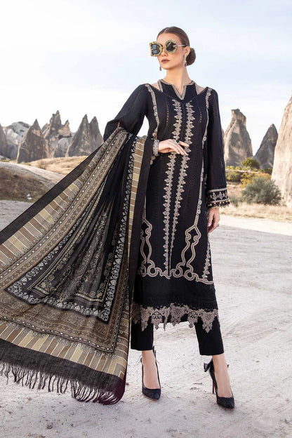 MARIA.B DHANAK PREMIUM UNSTITCHED EMB 3PC