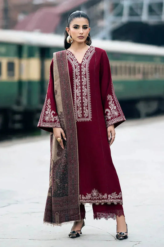 IZEL DHANAK PREMIUM UNSTITCHED EMB 3PC