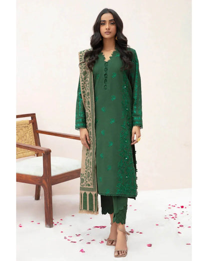 Zahid Fabrics DHANAK UNSTITCHED EMB 3PC