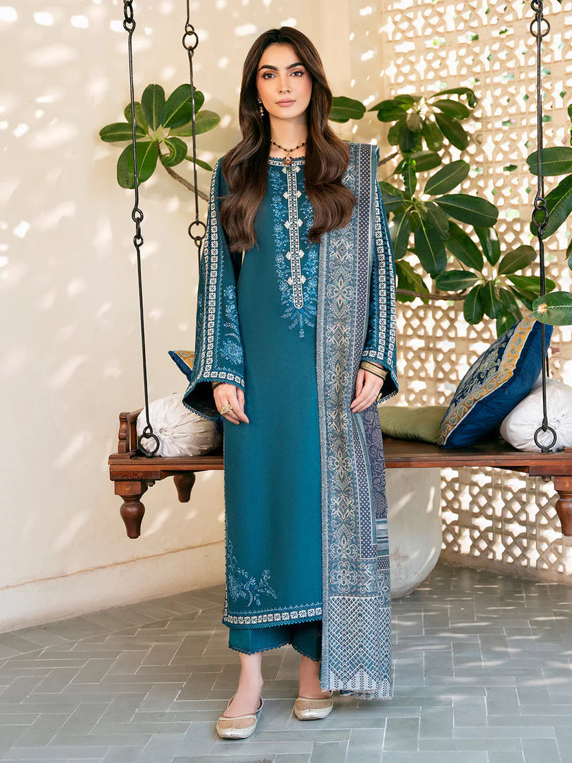 IZEL DHANAK PREMIUM UNSTITCHED EMB 3PC