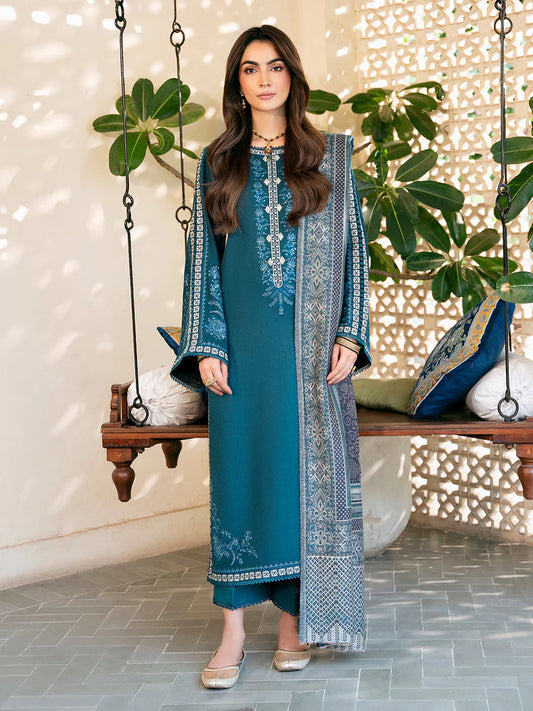 IZEL DHANAK PREMIUM UNSTITCHED EMB 3PC