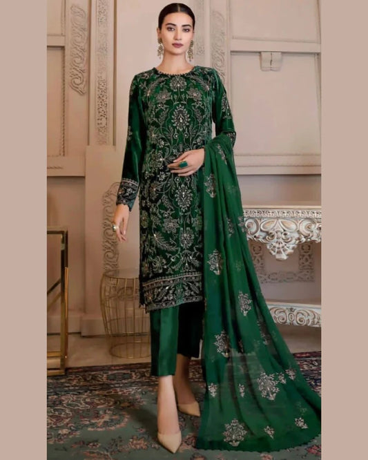 BAREEZE VELVET UNSTICH EMB 3PC