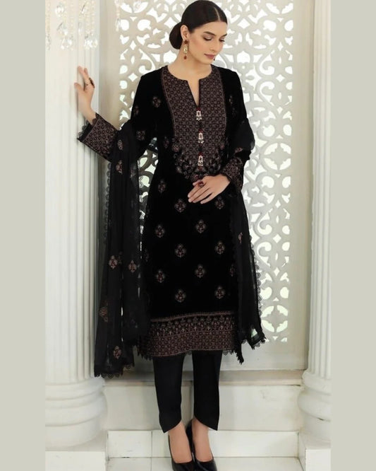 BAREEZE VELVET UNSTICH EMB 3PC