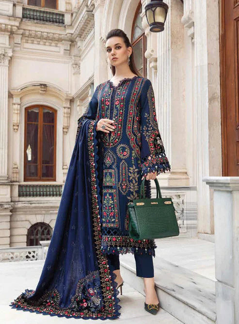 MARIA.B DHANAK PREMIUM UNSTITCHED EMB 3PC